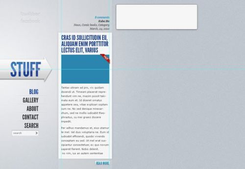 آموزش طراحی وبسایت افقی در فتوشاپ